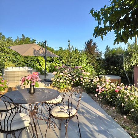 Gite De Charme 5 Etoiles Pour Couple Avec Sauna Et Jacuzzi Exterieurs Privatifs Peaugres Exterior foto